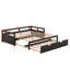 Wooden Daybed With Trundle