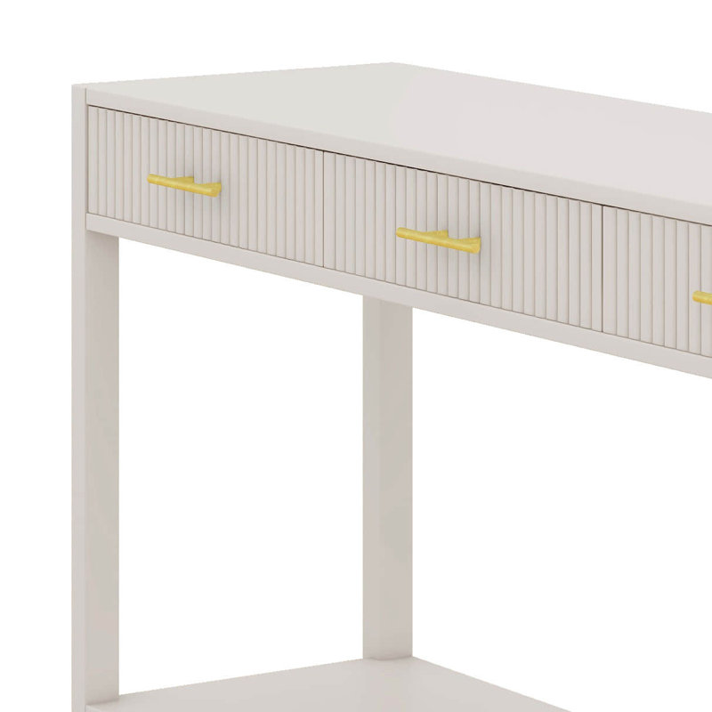 59.86" Console Table, Beige