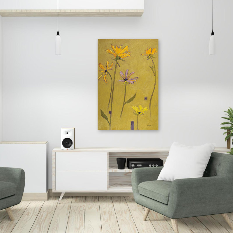 Flotteur Rudbeckia contemporain et Mid-Century moderne, H 36 po x l 24 po