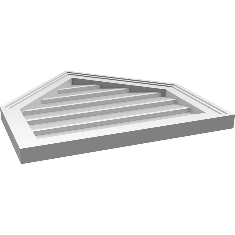 Ventilateur à pignon en uréthane non-fonctionnel Signature, H 22 po x l 22 po x P 1,5 po, 12/12