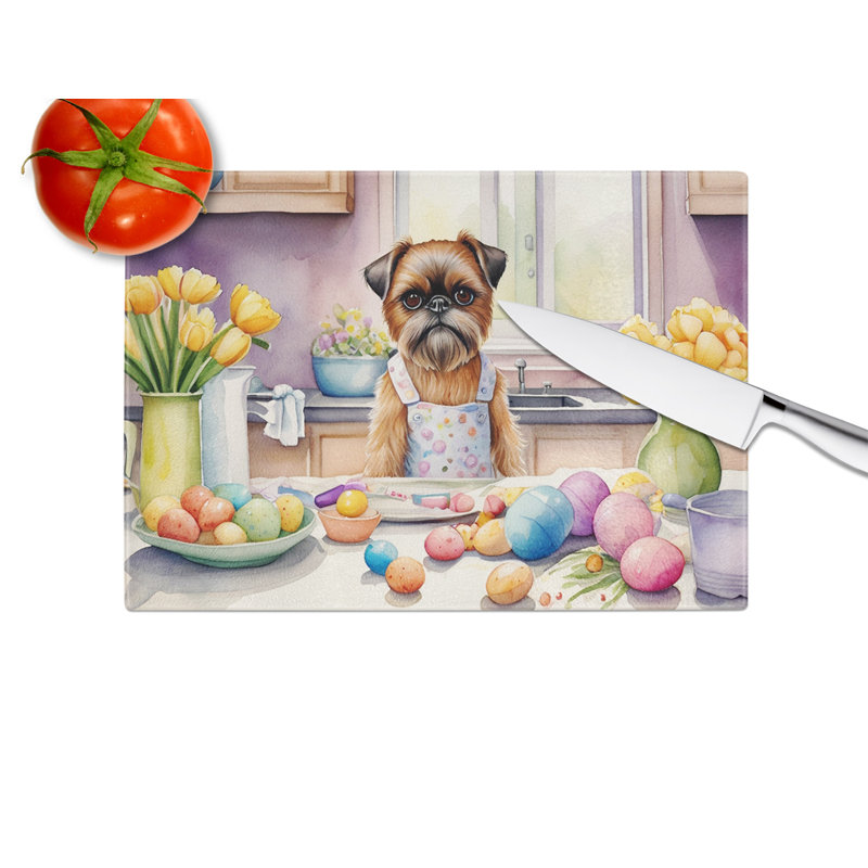 Caroline's Treasures Brussels Griffon Cutting Board - Thumbnail 2