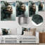 Double exposition «Woman and Mountain Echoes III» - art mural en métal «Double exposition»-1023975685