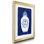 Sapphire Urn I - cadre photo, impression sur papier