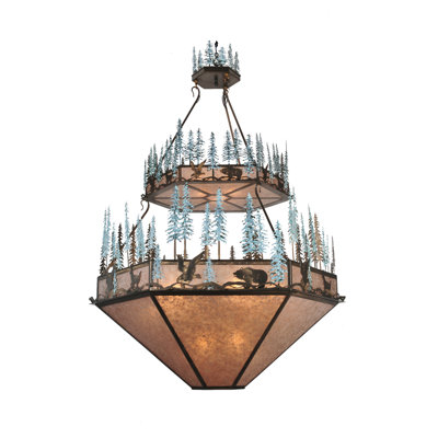 Rustic Lodge 12 - Light Chandelier