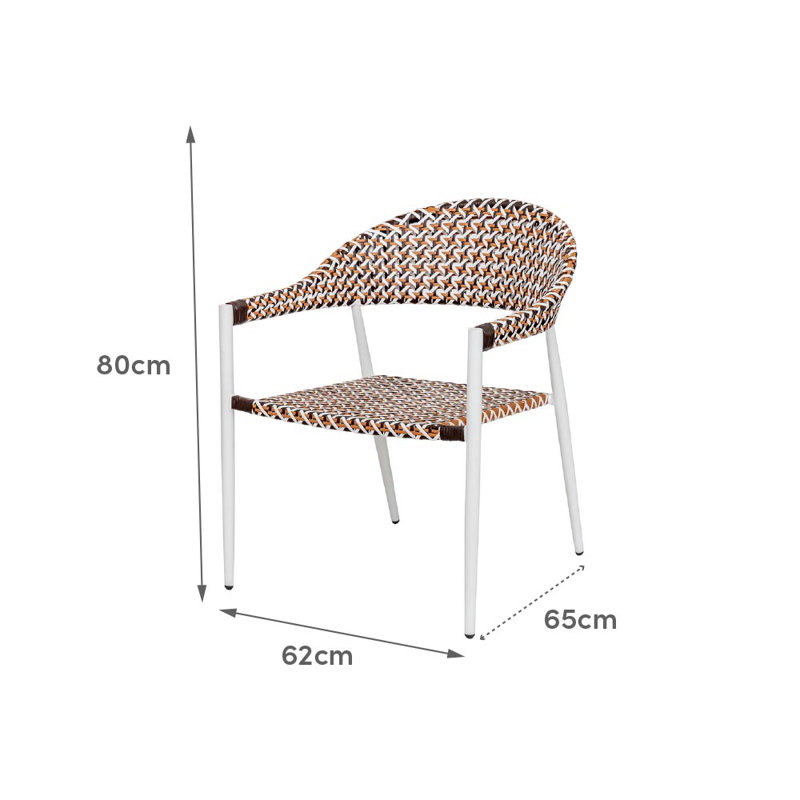 Kline Patio Dining Armchair with Cushion