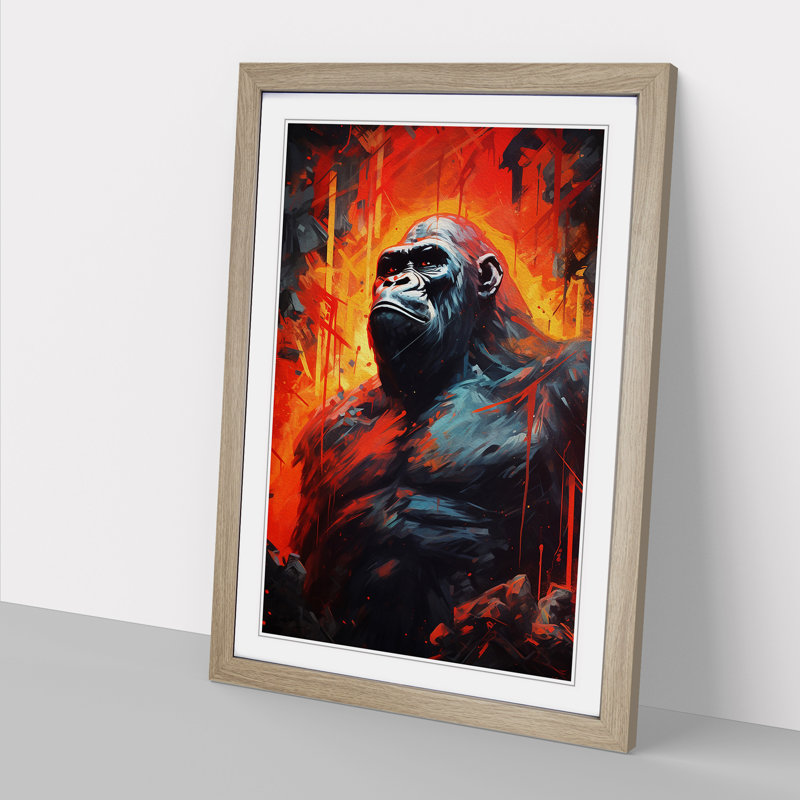 Gorilla Dadaism No.3 - Framed Print