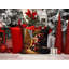 Coussin Golden Retriever and Santa Claus-101410213