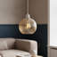15 cm H Round Glass Lamp Shade ( Spider )