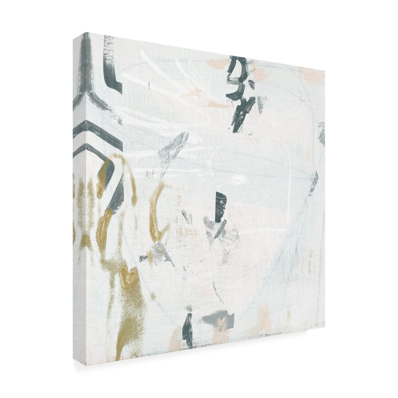 "Serif I" sur toile, H 14 po x l 14 po