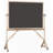 AARCO Magnetic Porcelain Freestanding Chalkboard-5212843-5212845