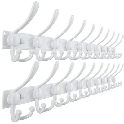 37-Inch Wall-Mounted Clothes Rack (Set of 2)