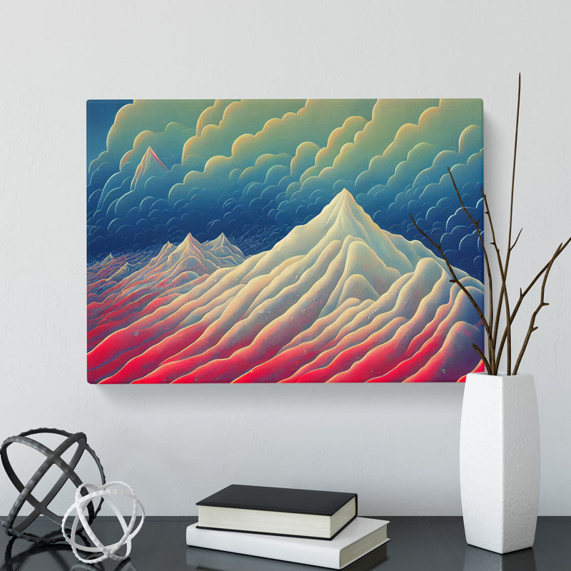 Riveting Mountains - Wrapped Canvas, 35cm H x 50cm W x 3cm D