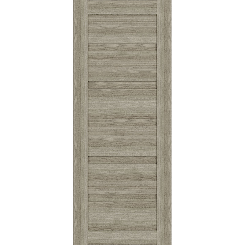 Dalle de porte intérieure en bois manufacturé massif Louver, Shambor, 35,875 po x 83,23 po