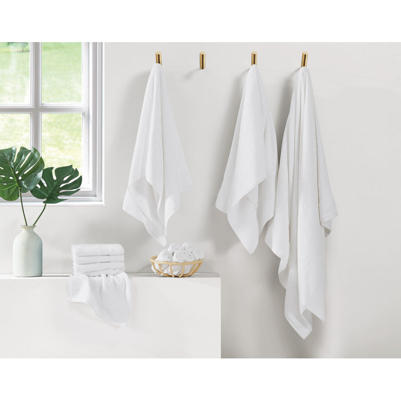 Cannon Cotton/TENCEL Towel Sets, 4, White