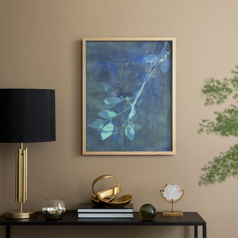 «Branching Out», reproduction encadrée en bois massif, H 11 po x l 9 po, Naturel