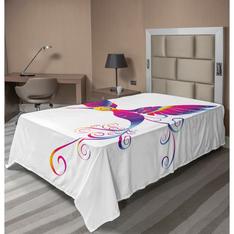 Drap-housse pour colibris Ambesonne, Simple