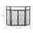 Averill 4 Panel Steel Fireplace Screen