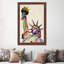 Statue Of Liberty by Michael Tompsett - Floater Frame Print on Canvas-23279847-23279865