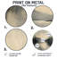 Isabelo - Décoration murale ronde en métal Coastal-1696318627