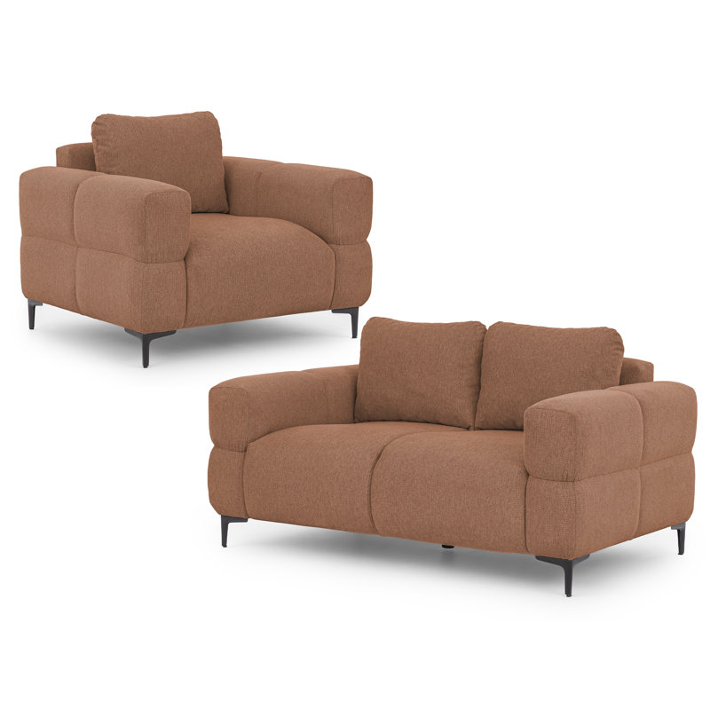 Cardea 2 - Piece Living Room Set, Red