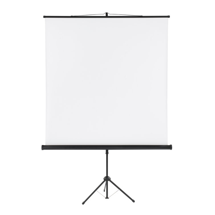 Tripod White Portable Projection Screen