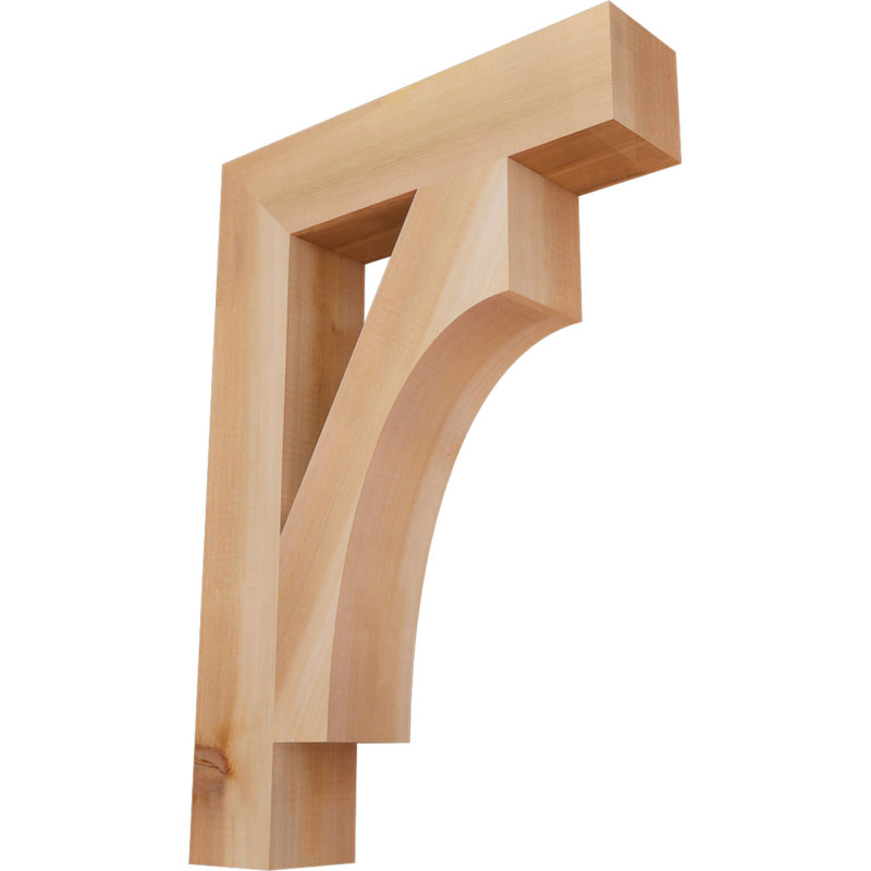 Support Westlake Block, Cèdre rouge de l'Ouest (lisse), H 26 po x l 3,5 po x P 18 po