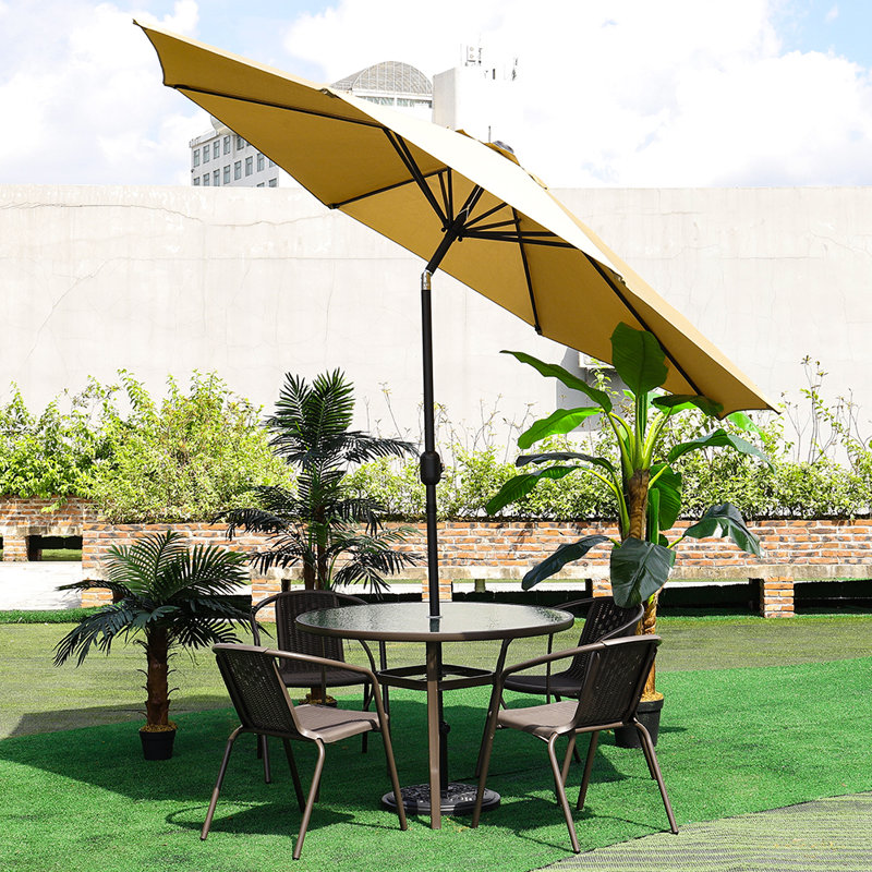 300cm Market Parasol, Khaki