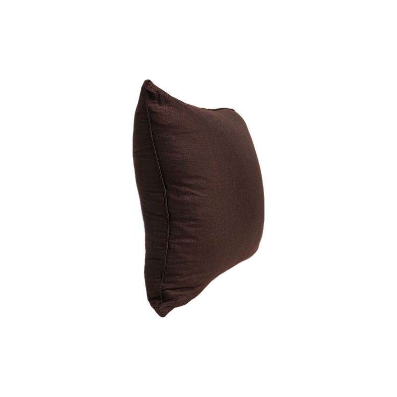 Solid Throw Pillow, Brown