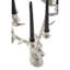 Jeremias Stainless Steel Tabletop Candelabra