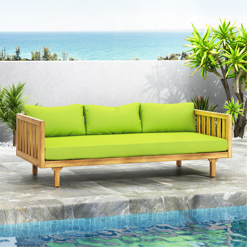 3 Seater Daybed, Green