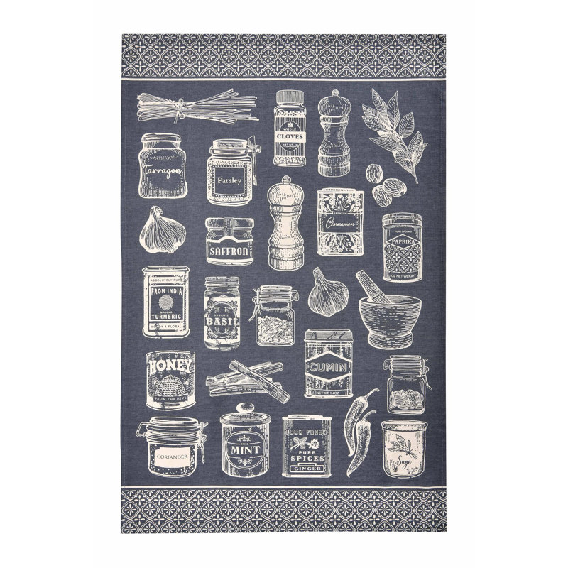 Herbs & Spices Tea Towel Kitchen Towel