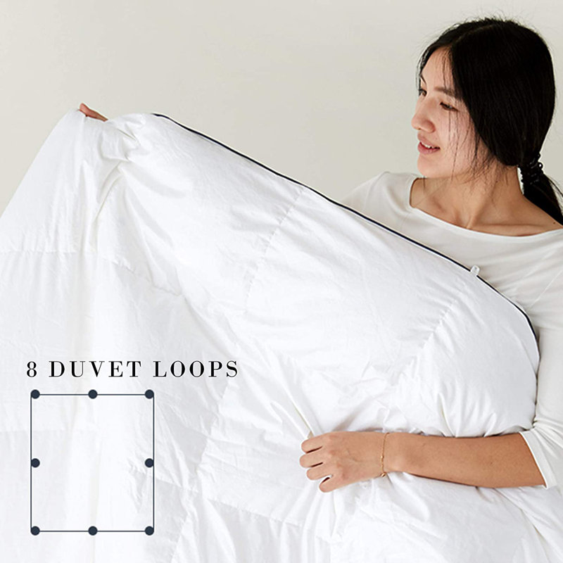Kampyli Winter Down Blend Down Comforter, King 