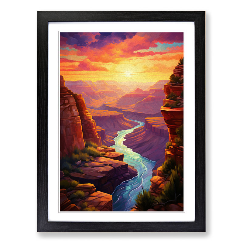 Grand Canyon Informel - Framed Print