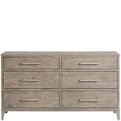 Commode double 6 tiroirs Mauve