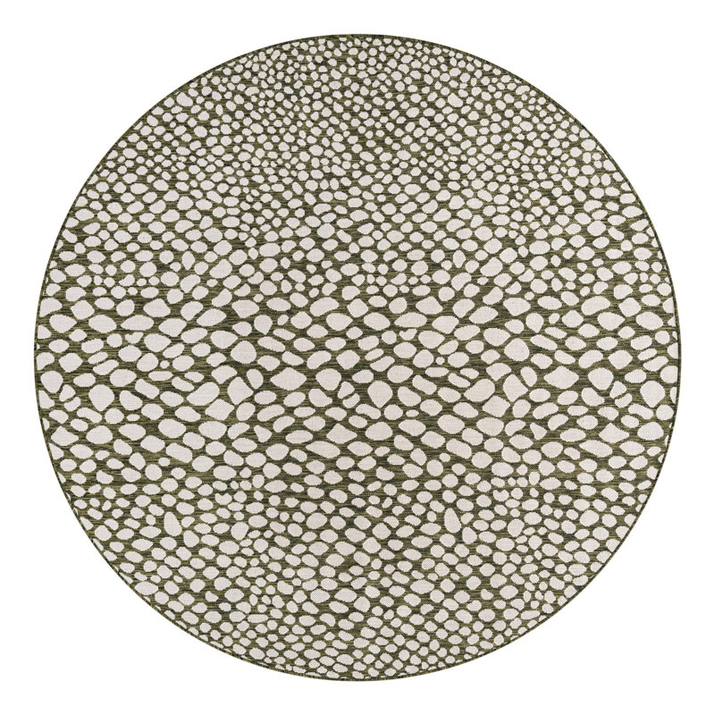 Jill Zarin Cape Town Outdoor Rug, Round 7'1"