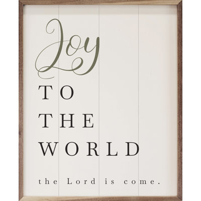 Joy To The World Whitewash