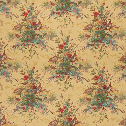 Schumacher Quail Meadow Fabric | Perigold