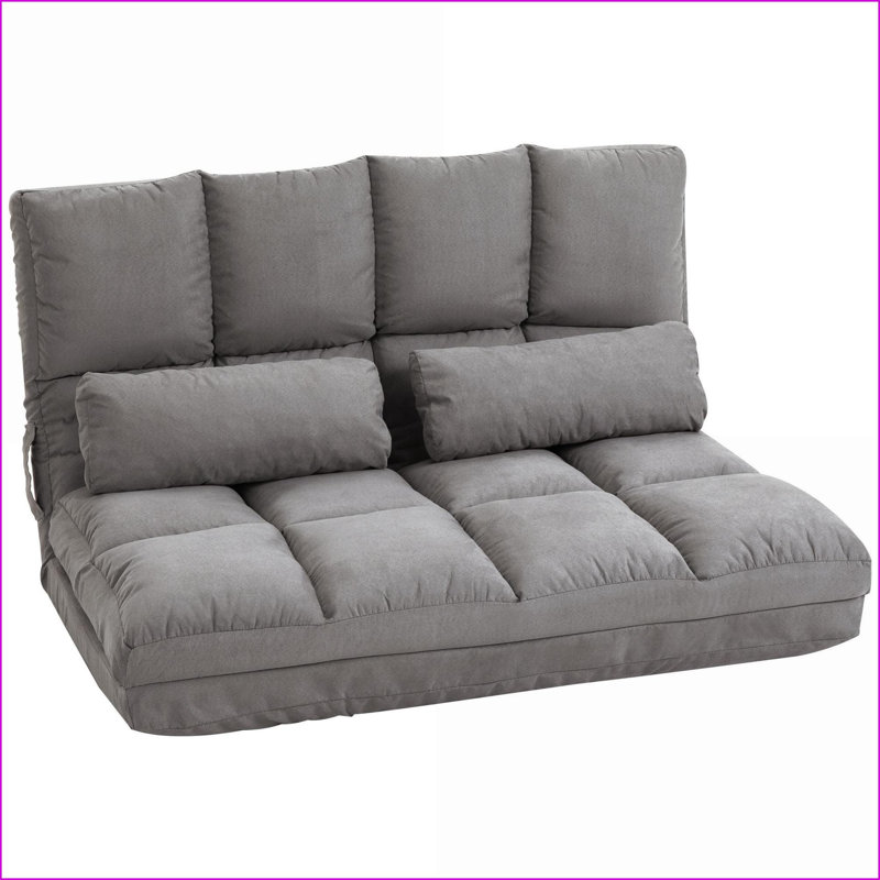 Fauteuil convertible Lazy Gris foncé | Polyester