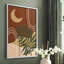 Sedona Moon and Palm Framed Print - Solid Wood-1339654503-1339654508