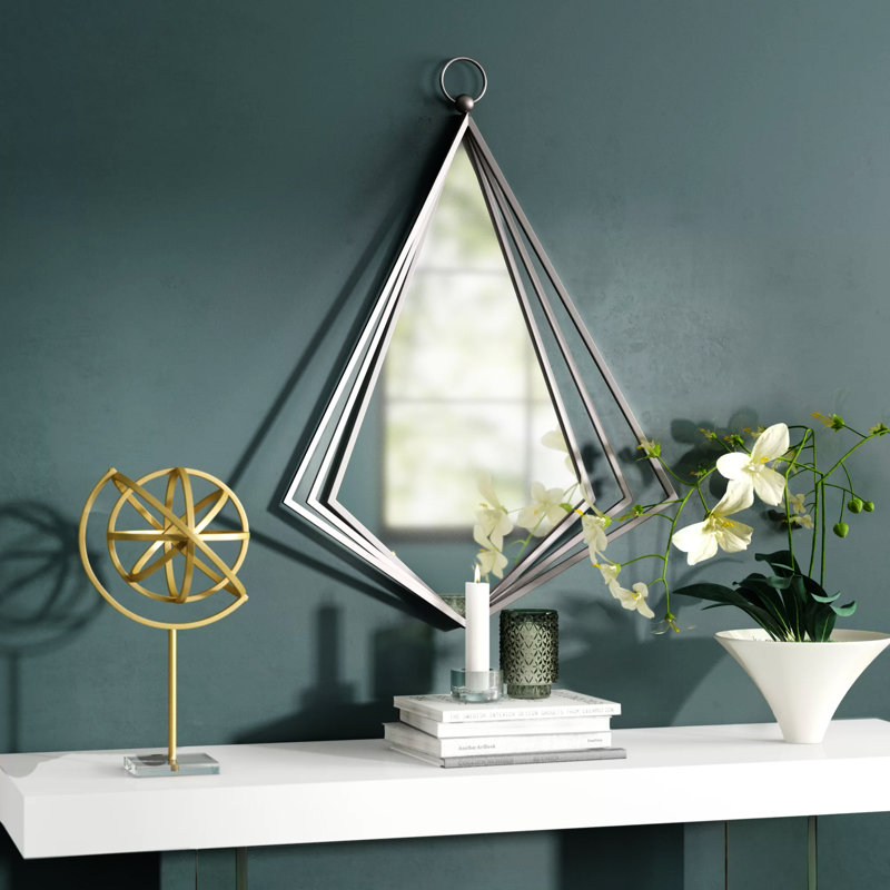 Chanda Metal Flat Wall Mirror
