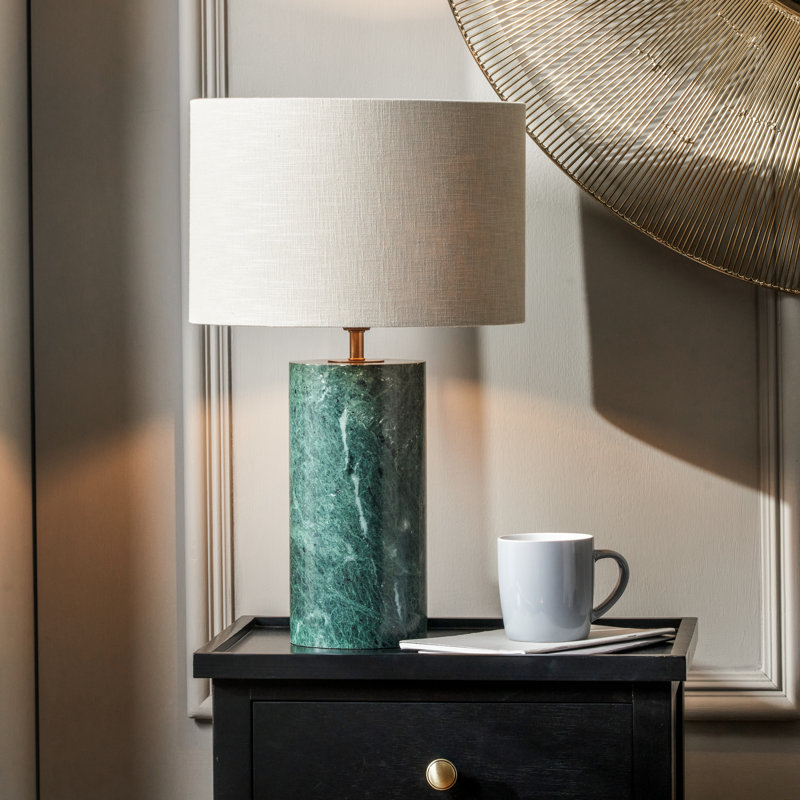 Lino Self Lined Linen Drum Shade, 20cm H x 30cm W x 30cm D, Hot Pink