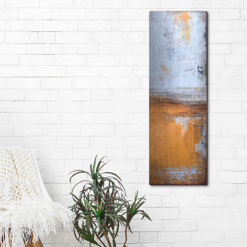 Brayden Studio® «Moment in Our Time II» par Erin Ashley, art mural en métal, H 48 po x l 16 po