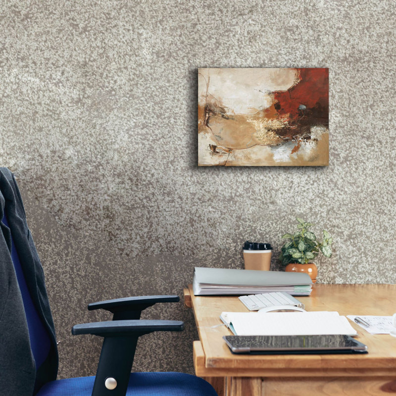  «Curvature» par Design Fabrikken, art mural sur toile, H 12 po x l 16 po
