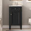 Meuble-lavabo autoportant de 18 po avec lavabo en céramique et porte à fermeture en douceur-1846354167