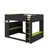 Full Size Wood Loft Bed With Desk,Drawers,Storage Compartments,Hanging Rod And RGB Lights-433192497