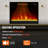 22.99'' W Electric Fireplace Insert
