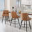 PU Leather Elegant 360° Swivel Bar Stool Stylish Design With Plush Cushion & Sturdy Build-1477775845-1477775847