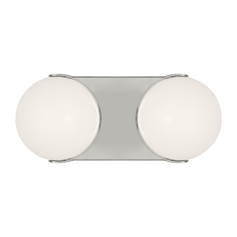 Syrie 2 - Light Dimmable LED Bath Bar, Polished Nickel