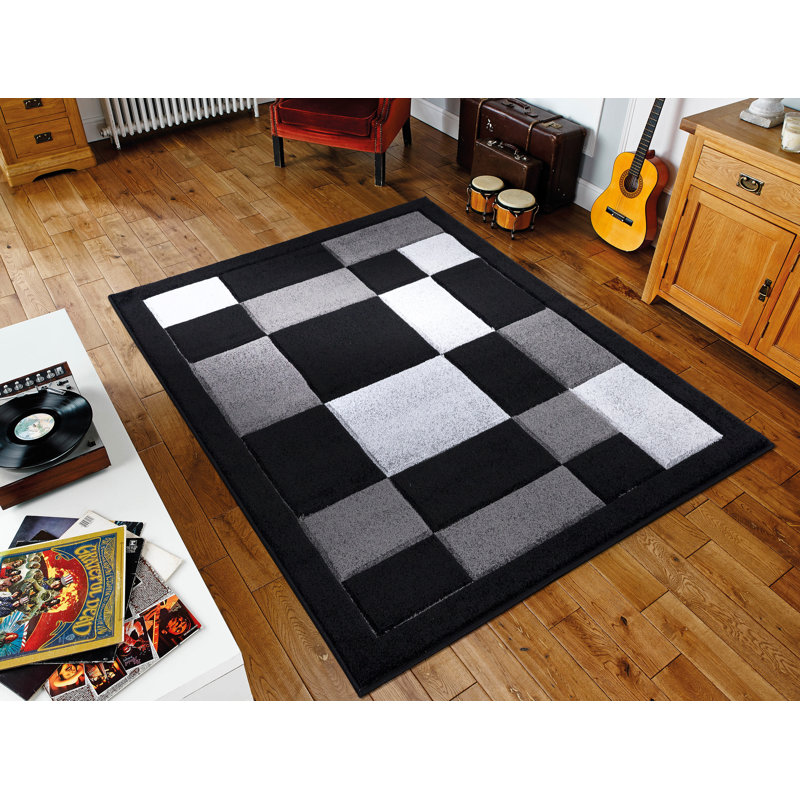 Bricker Geometric Area Rug, Rectangle 60 x 110cm