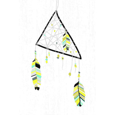 Attrape-rêves triangulaire - impression sur toile tendue